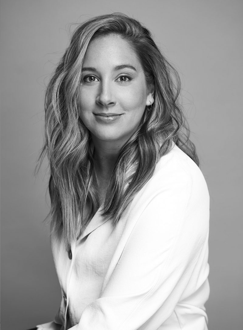 Photo employé Audrina Simard noir et blanc