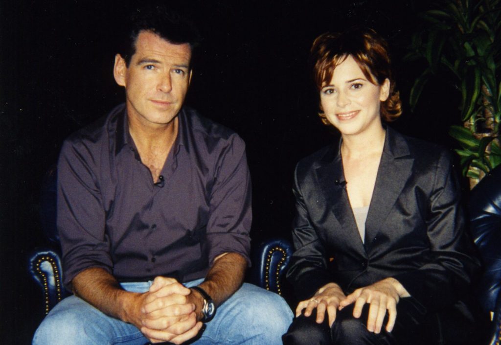 Photo de Pierce Brosnan et Julie Snyder